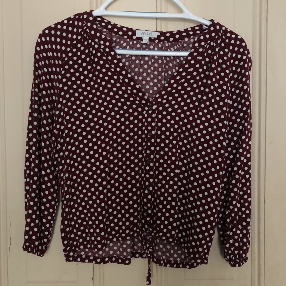 Polka Dot Blouse